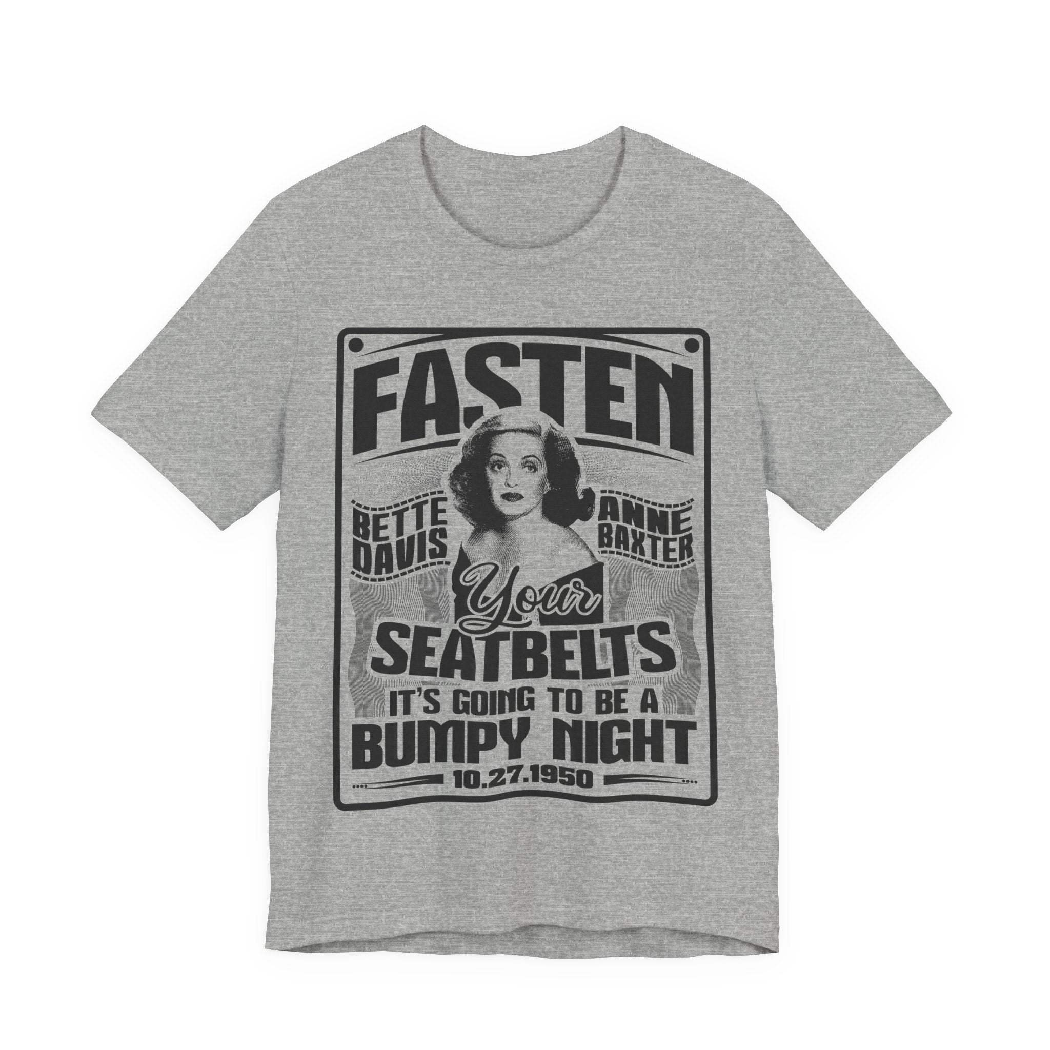 Bumpy Night Graphic Tee, Vintage Style T-Shirt, Classic Movies Tee