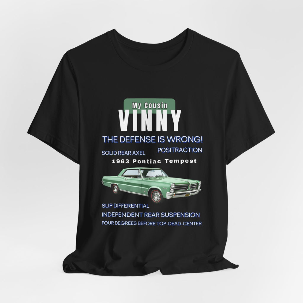 Classic Movie 1963 Pontiac Tempest T-Shirt, Classic Movie Car Tee, Funny 90s Comedy Graphic Shirt,  Unisex Gift for Film & Auto Fans