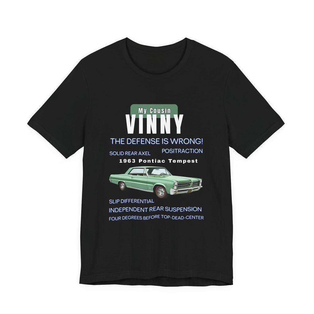Classic Movie 1963 Pontiac Tempest T-Shirt, Classic Movie Car Tee, Funny 90s Comedy Graphic Shirt,  Unisex Gift for Film & Auto Fans